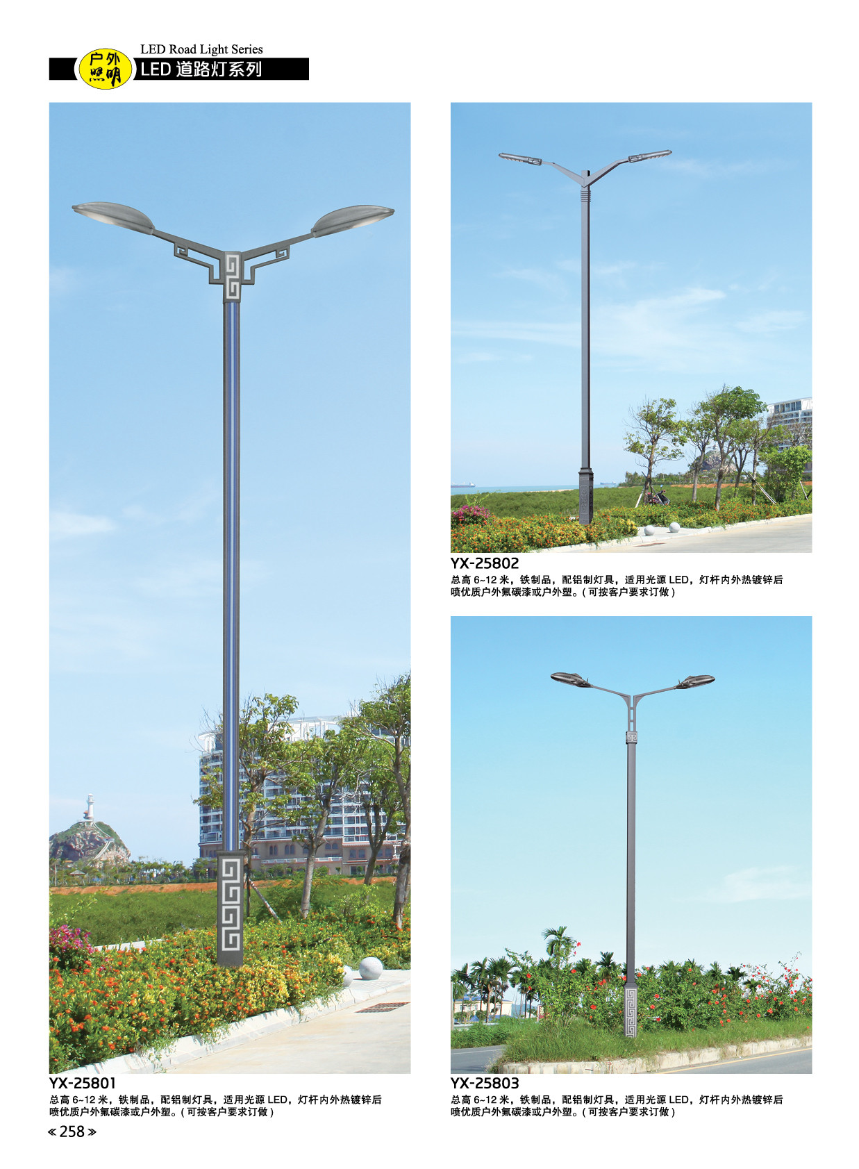 城鎮(zhèn)led路燈 LED道路燈系列